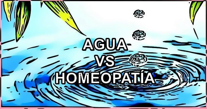 agua y homeopatía ¿es lo mismo?