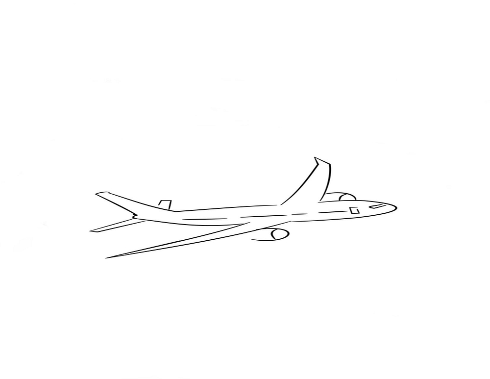 avión explicando la relatividad de las distancias y el moimiento